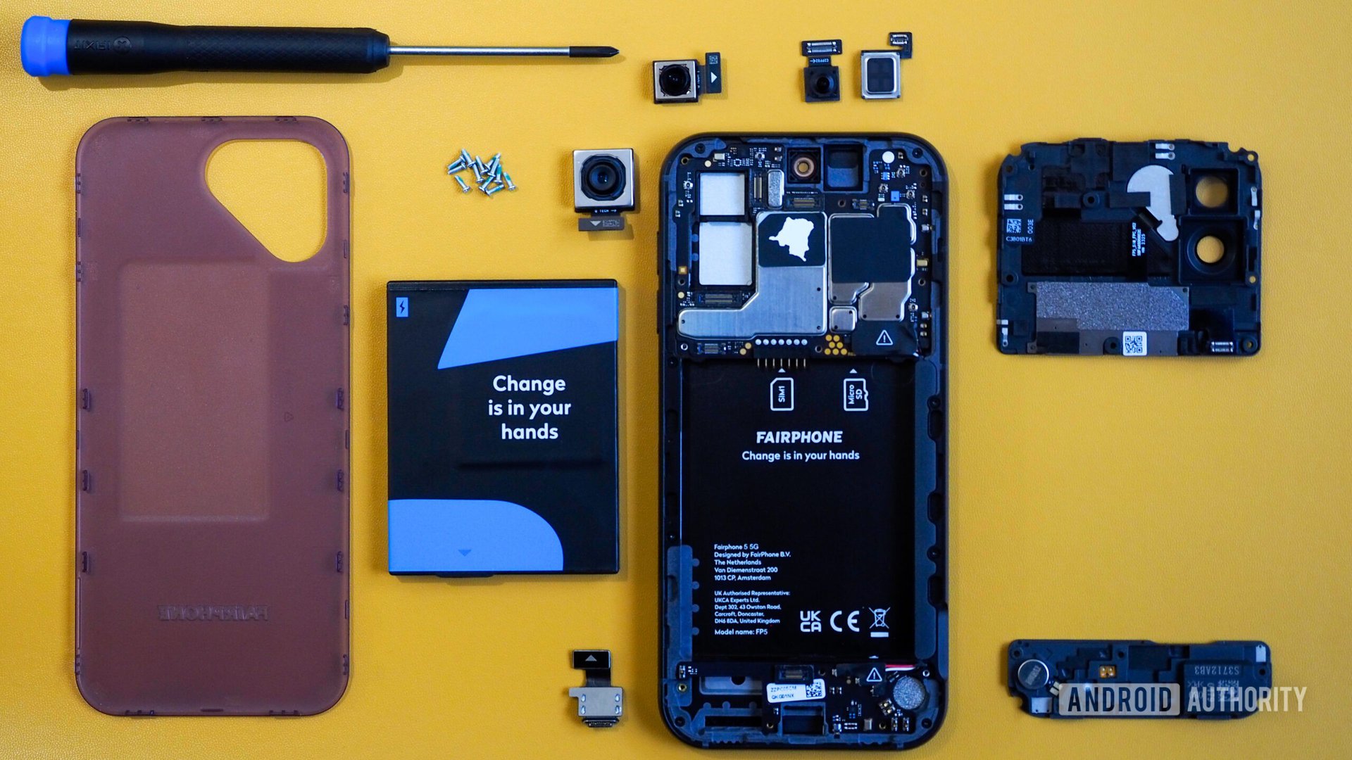 fairphone 5 deconstruido completo