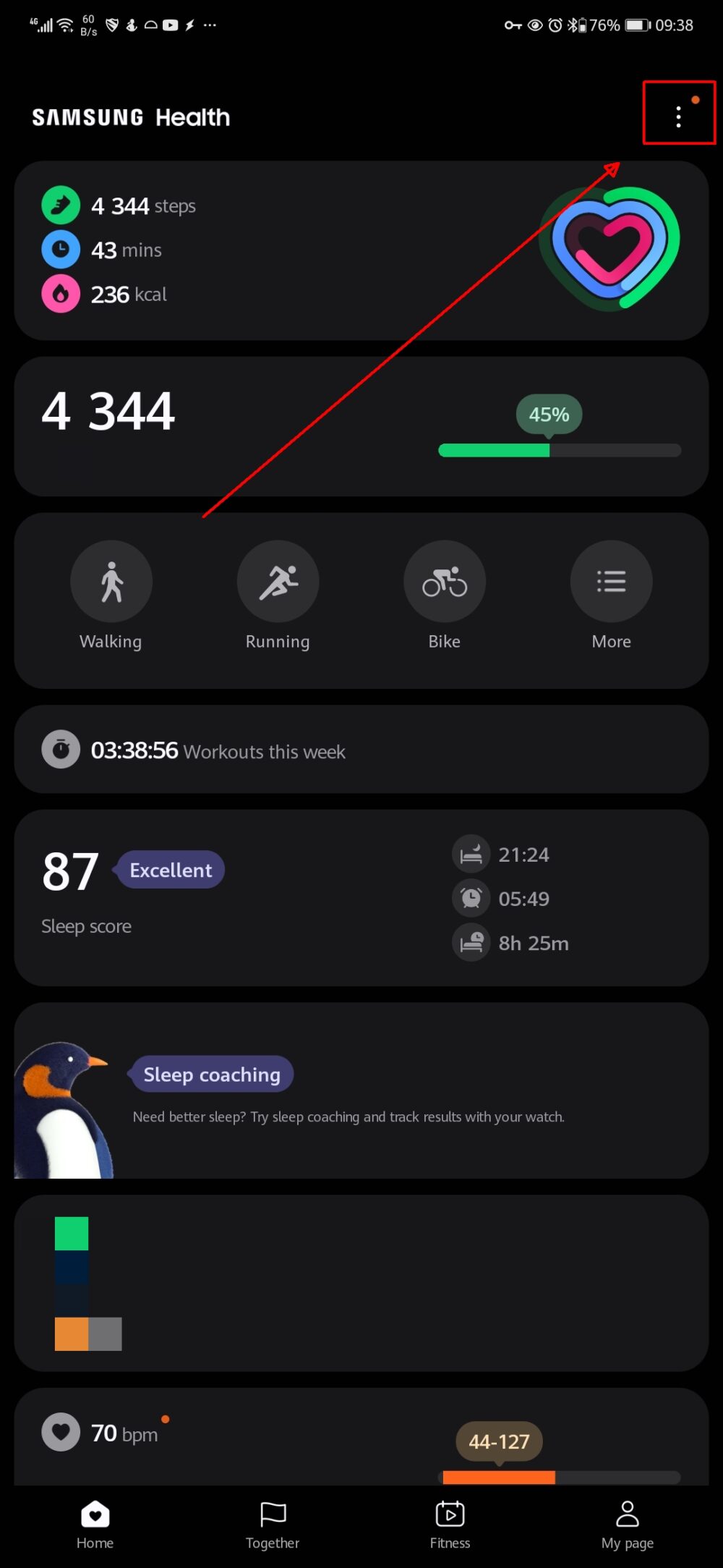 How to sync your Samsung Health data with Google Fit