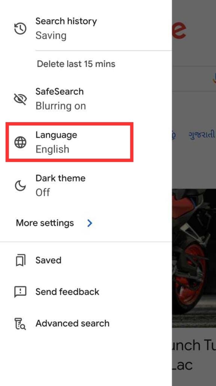changin language on android