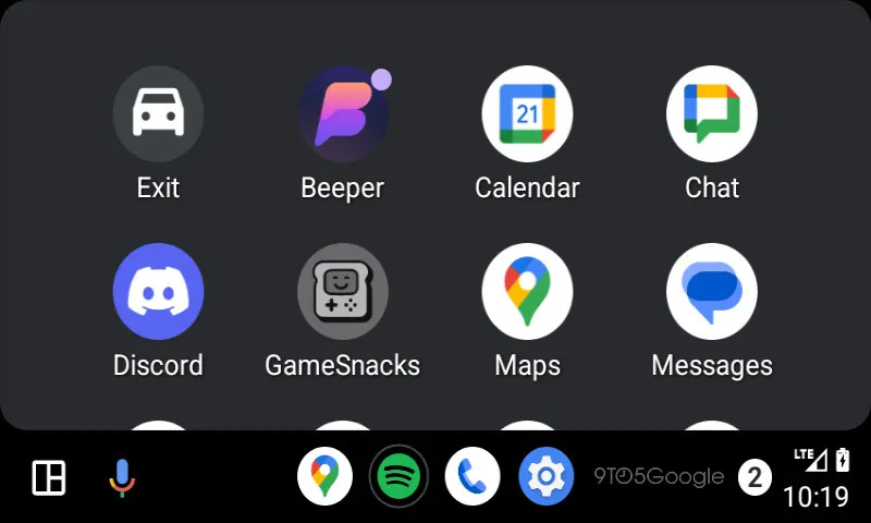 Android Auto icons 9to5Google 1
