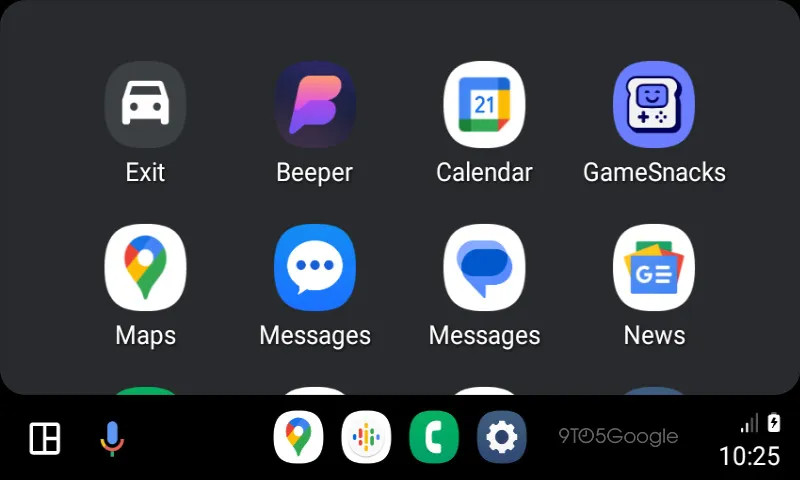 Android Auto icons 9to5Google 2