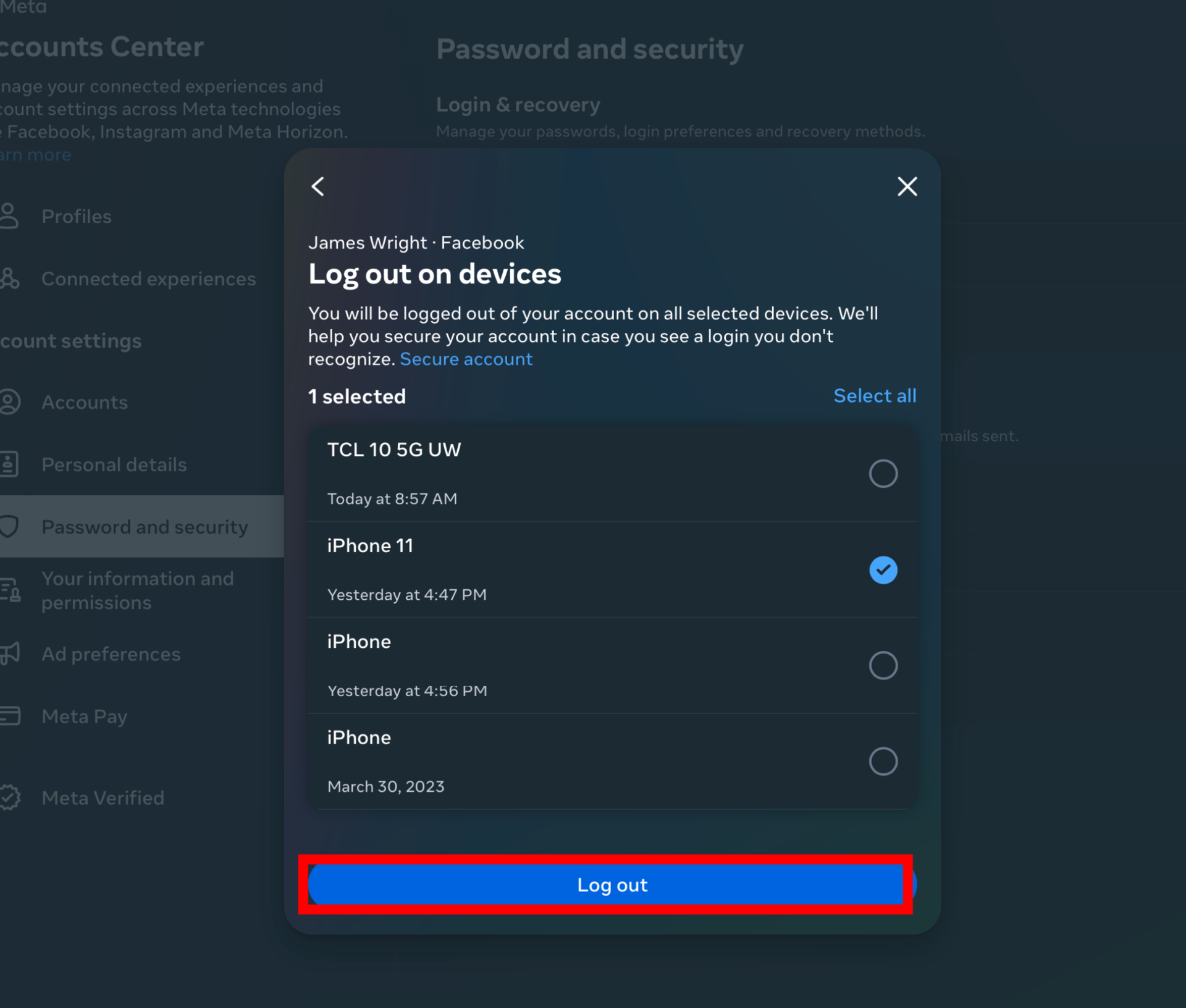 How To Log Out Of Facebook On All Devices Android Authority How To Log Out Of Facebook On All Devices Android Authority