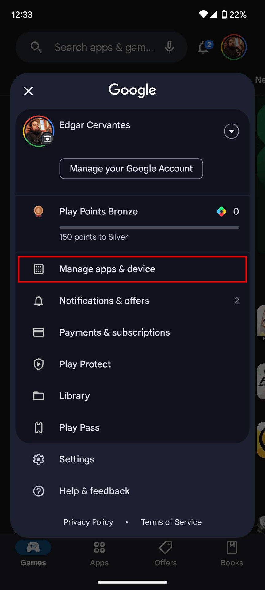 How to cancel Google Play Store app downloads (2)