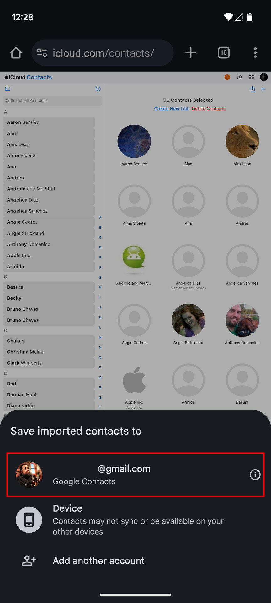 How to download your contacts from iCloud (10)