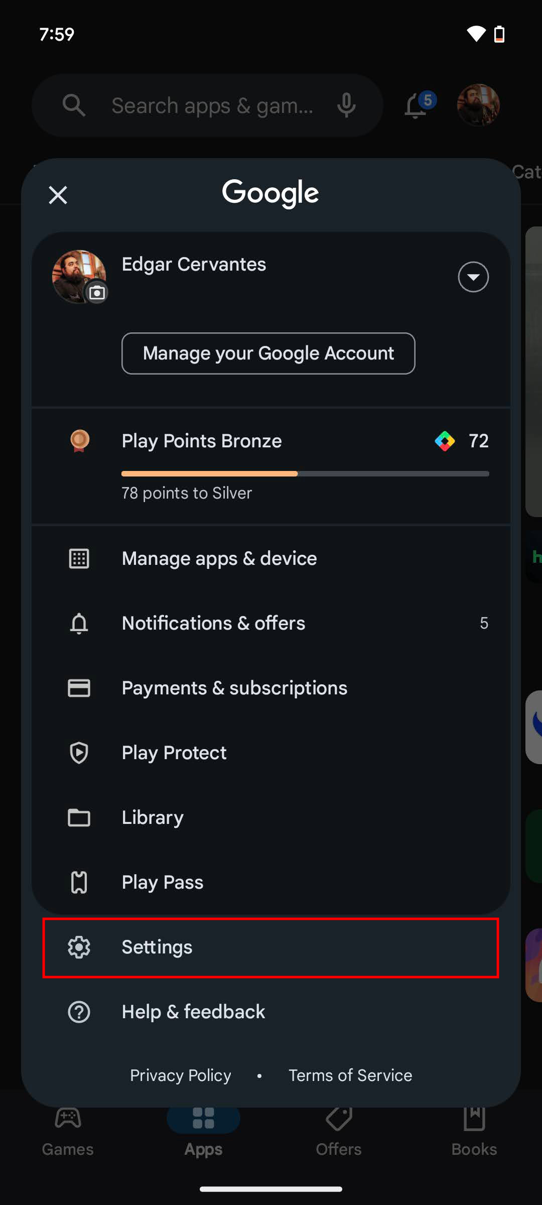 How to set a parental control passcode for Google Play Store (2)