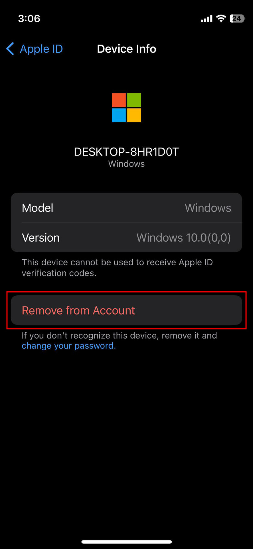 How to sign devices out of Apple ID using an iPhone (3)