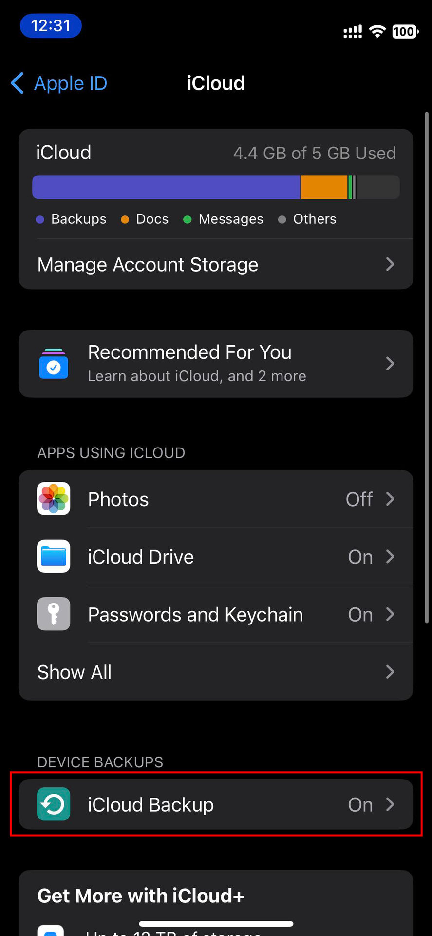 How to sync your iPhone Contacts to iCloud (5)