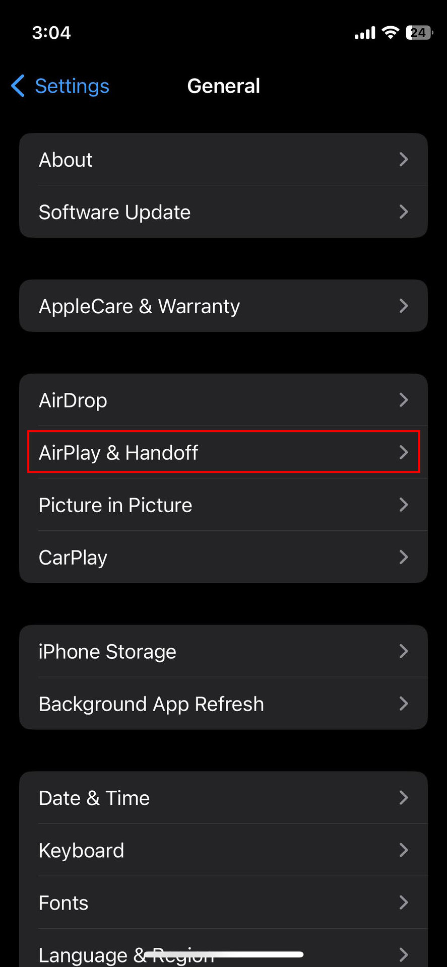 How to turn off Handoff on iPhone (2)