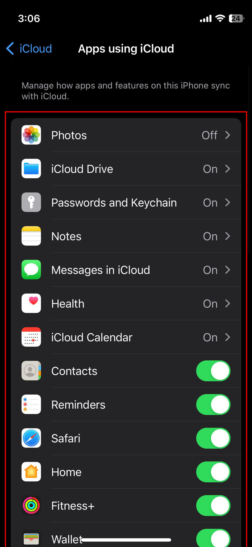 How to turn off iCloud sync on iPhone (4)