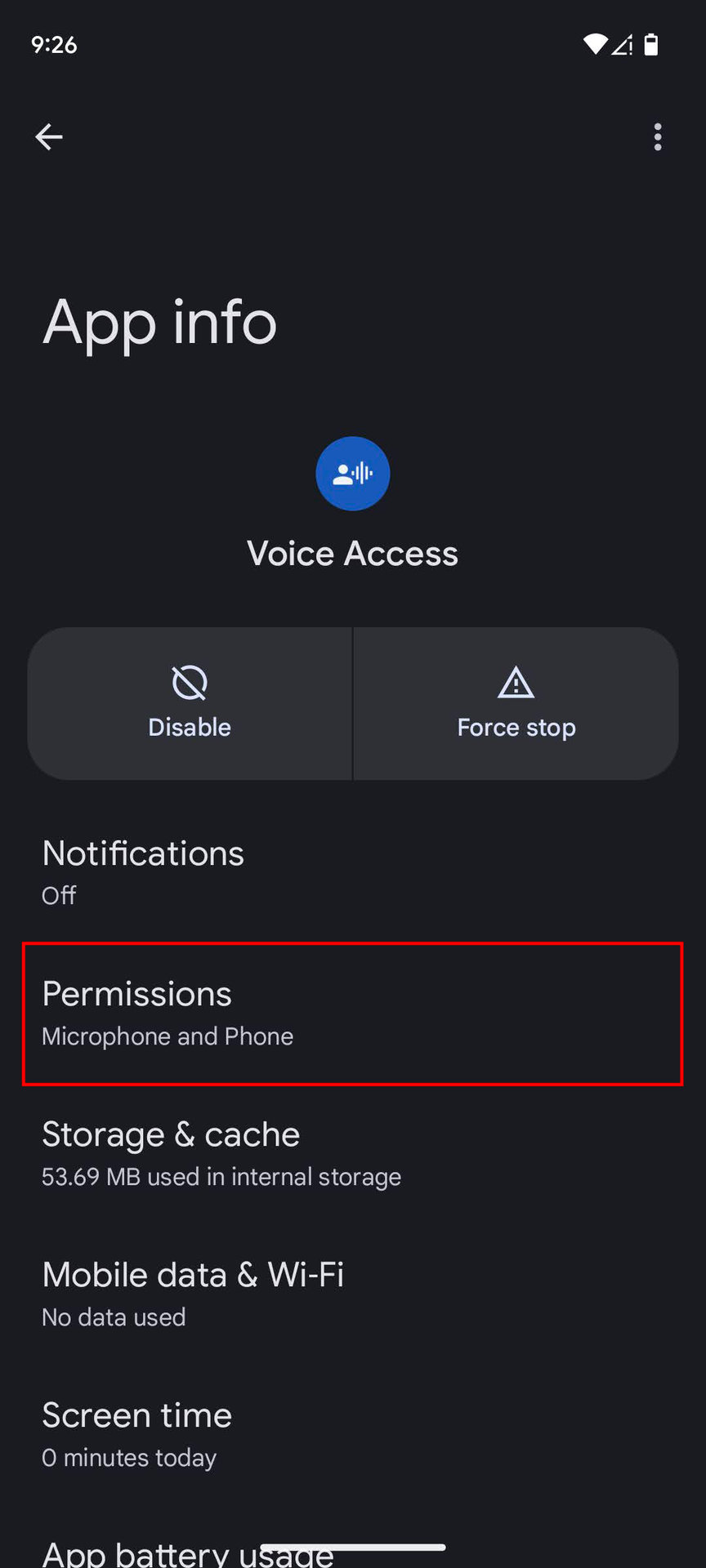 How to turn the microphone permission on or off for specific apps (3)