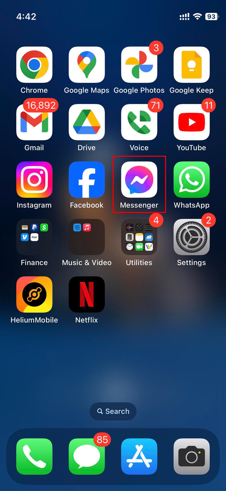 How to uninstall Facebook Messenger on iPhone (1)