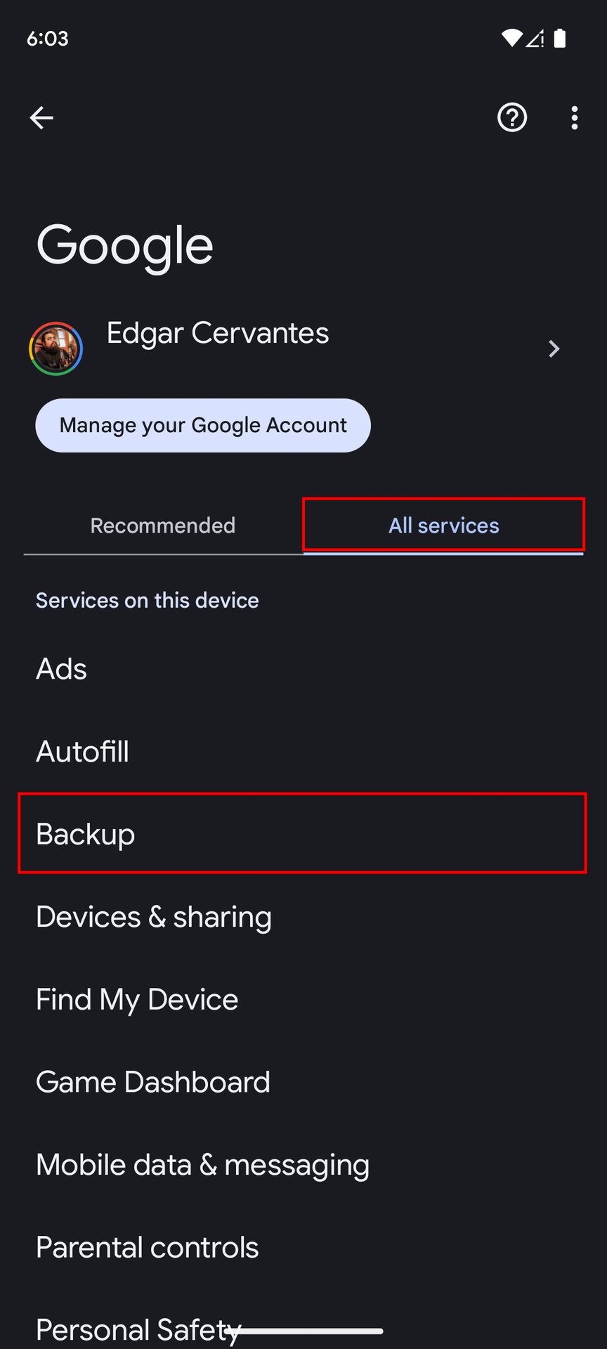 How to use Backup by Google One (2)