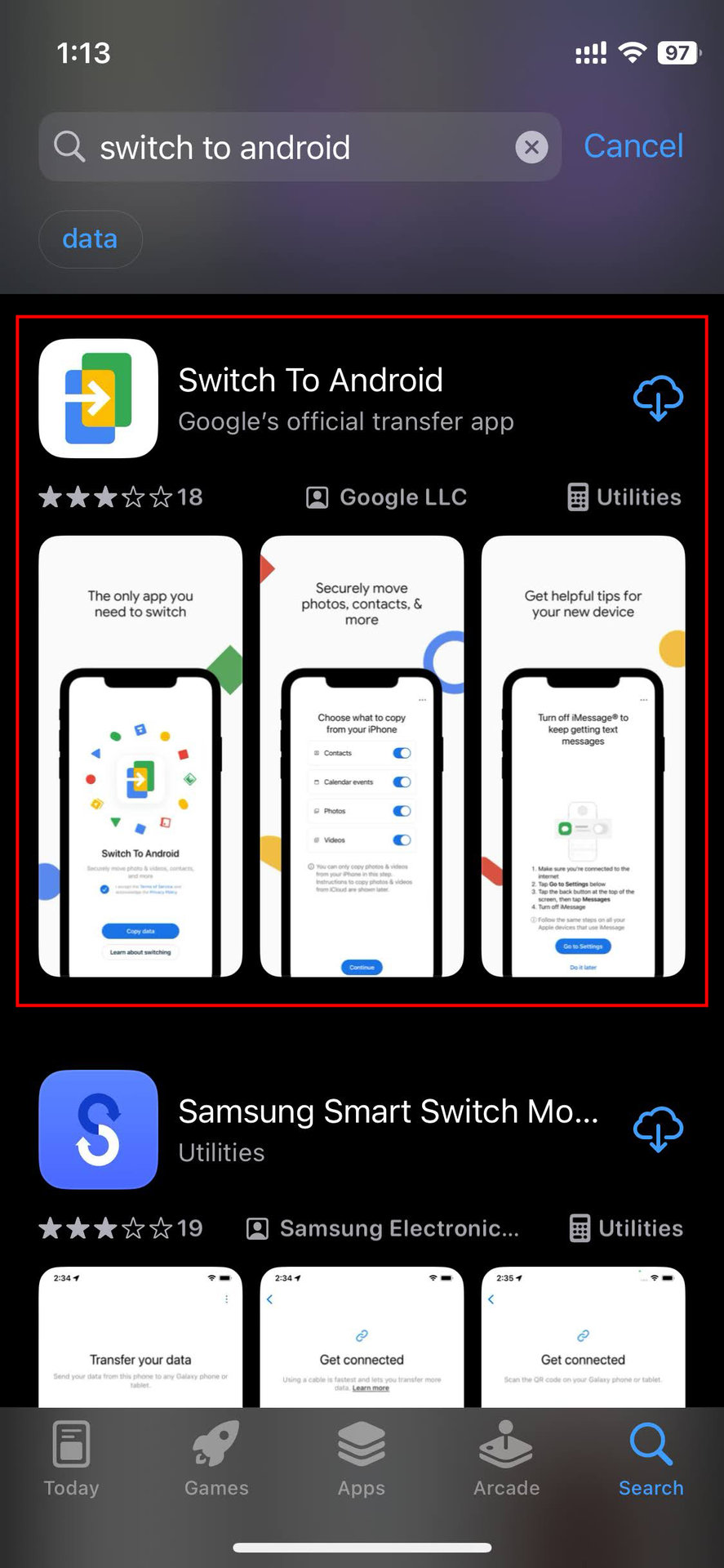 How to use Switch to Android (1)