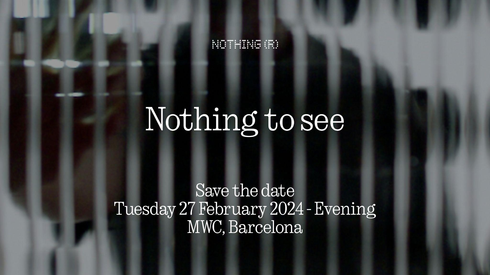 Nothing Phone 3 MWC Event Invitation