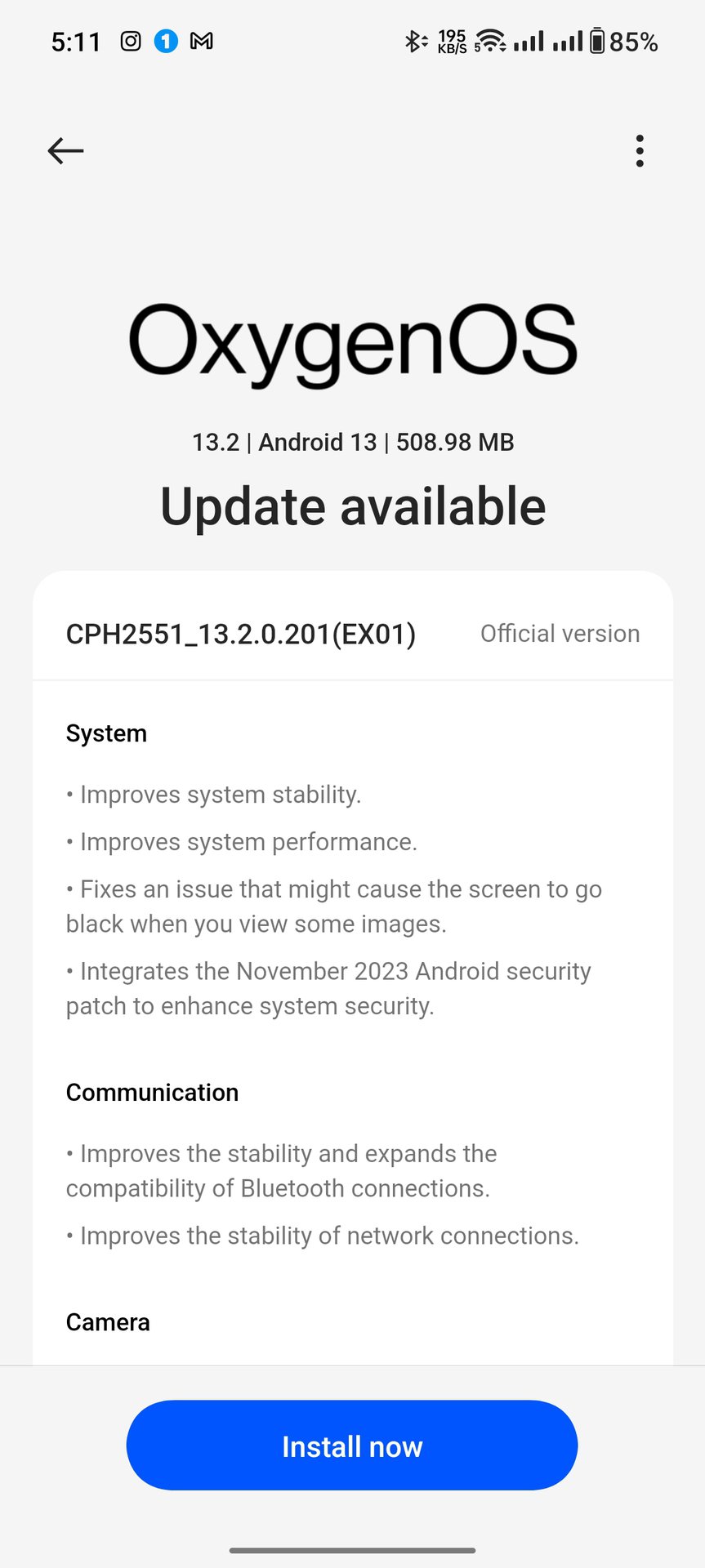 OnePlus Open update December 2023 1