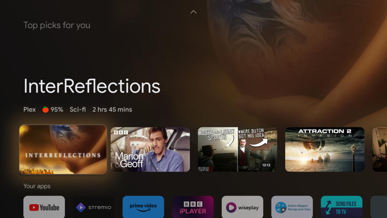 Plex is now appearing on Google TV's 'Top picks for you' section