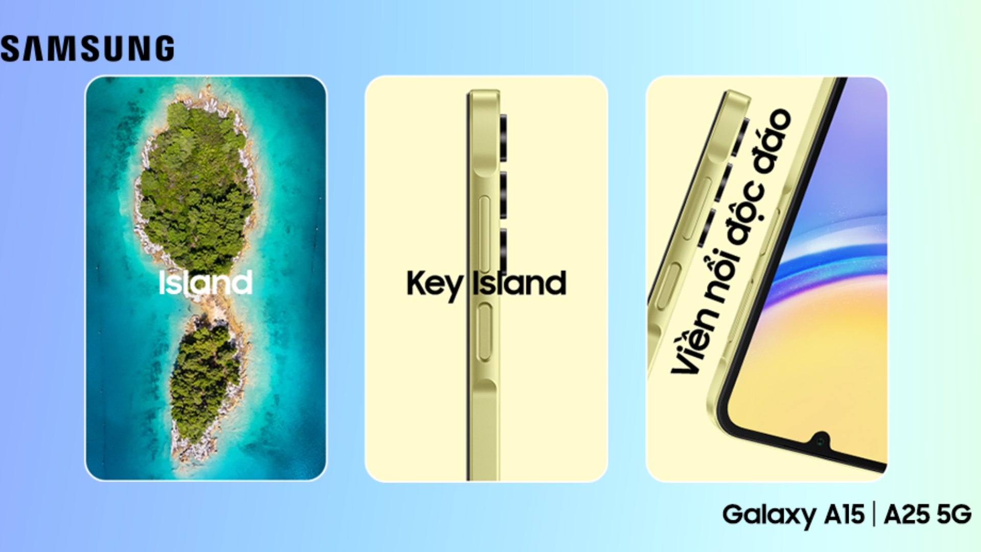 Samsung Galaxy A15 A25 Key Island