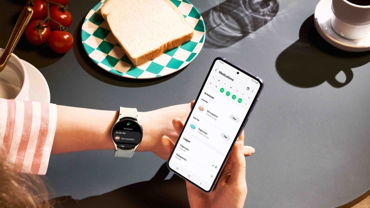 Samsung Health medications tracking