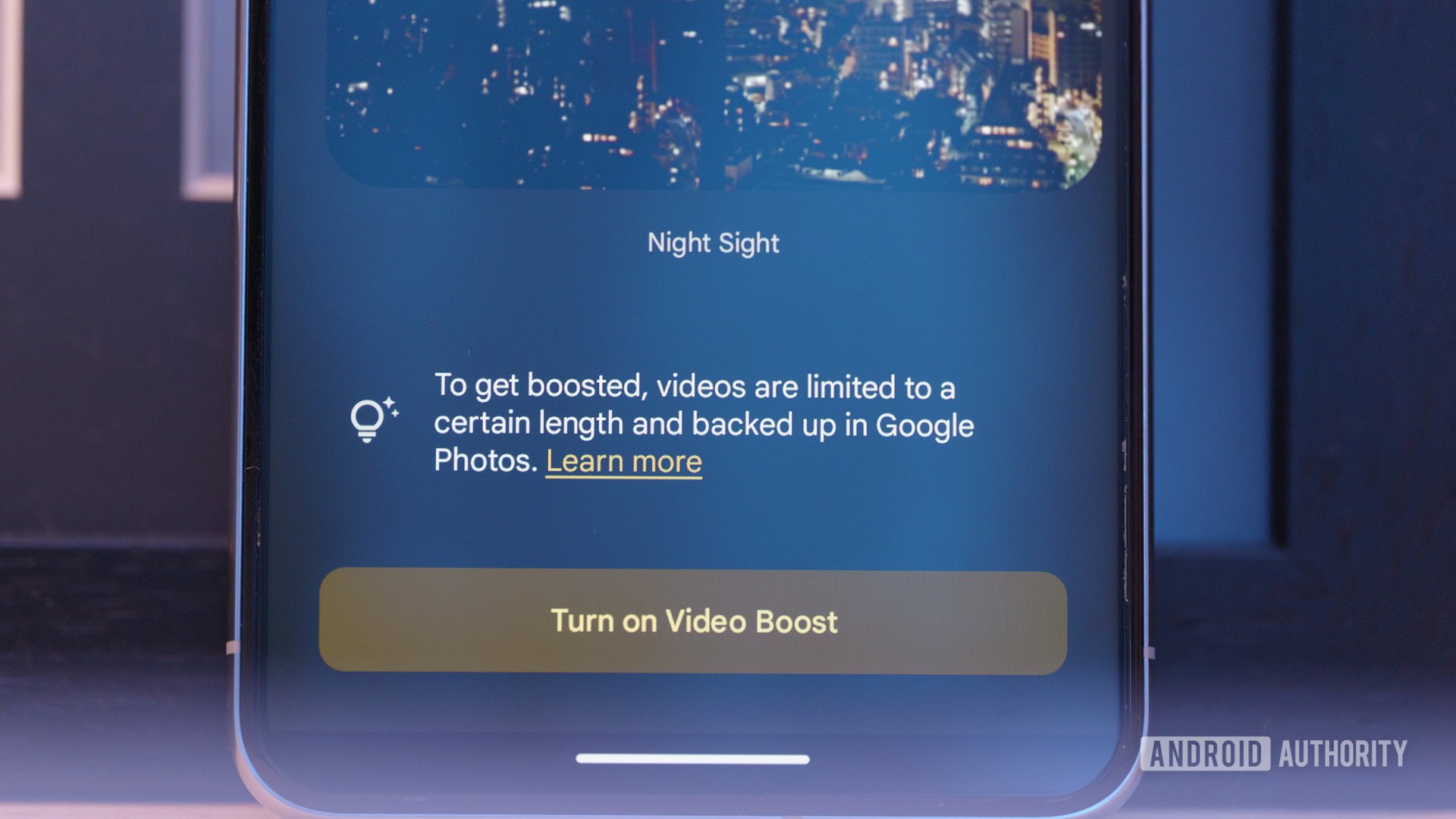 Video Boost onboarding close up