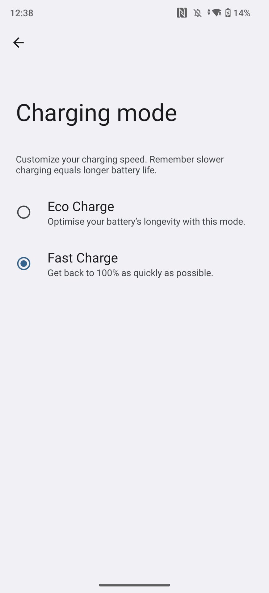 fairphone 5 settings battery charging mode
