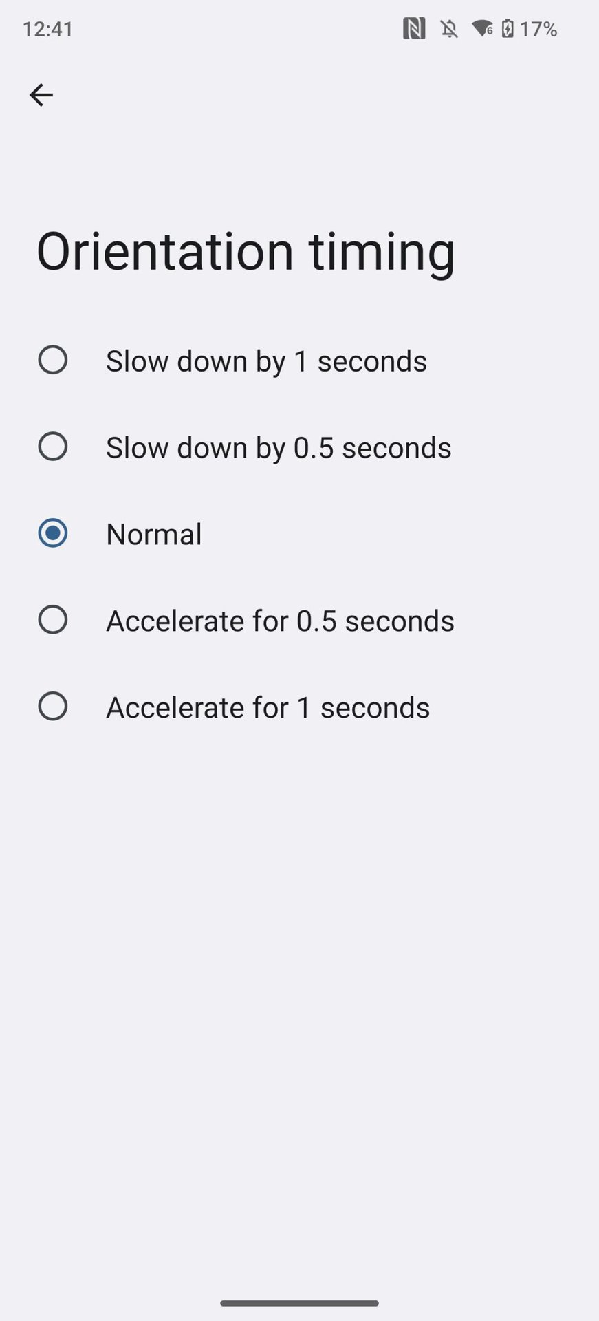 fairphone 5 settings display rotatee orientation timing