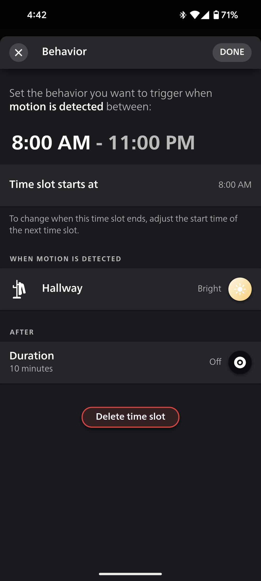 philips hue motion sensor app settings 2