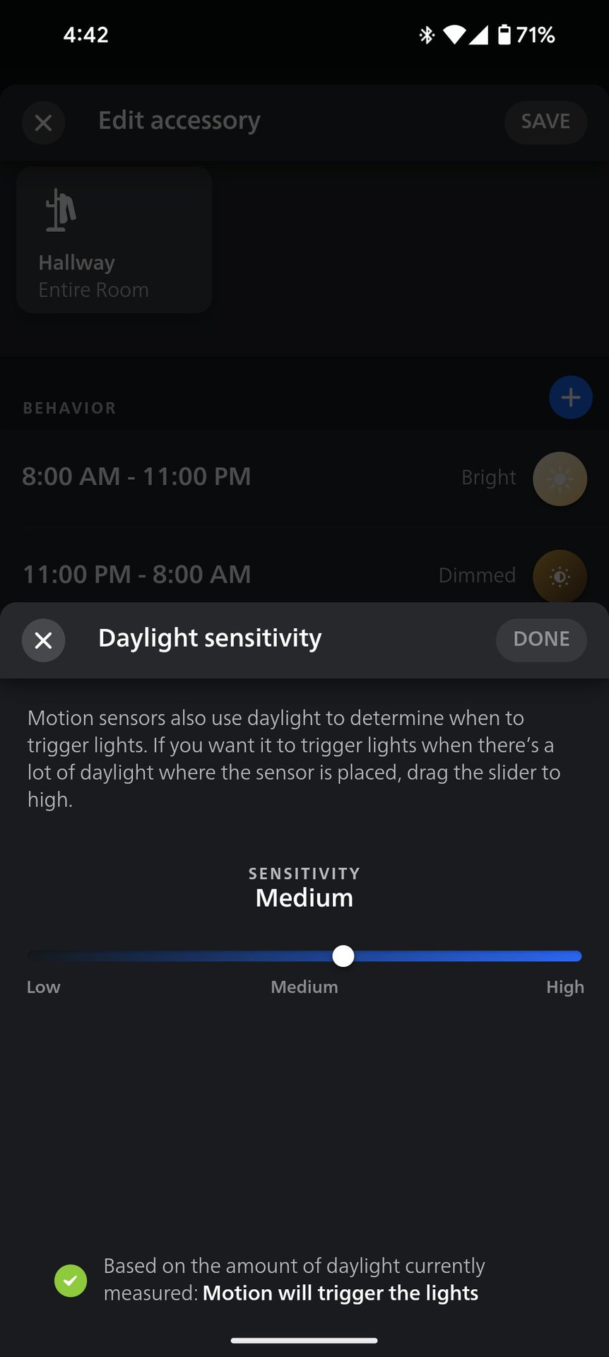 philips hue motion sensor app settings 5