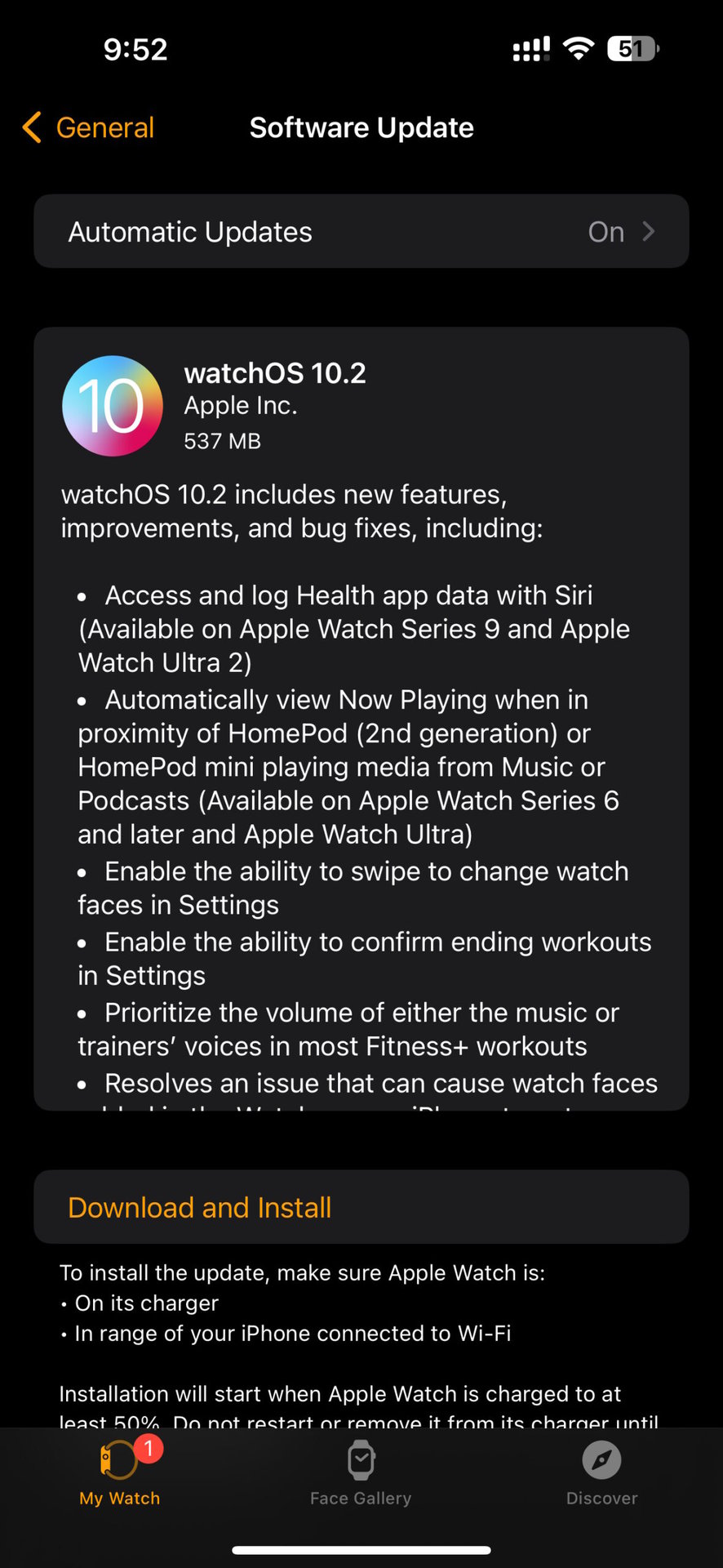 watchOS 10.2 rolling out 1