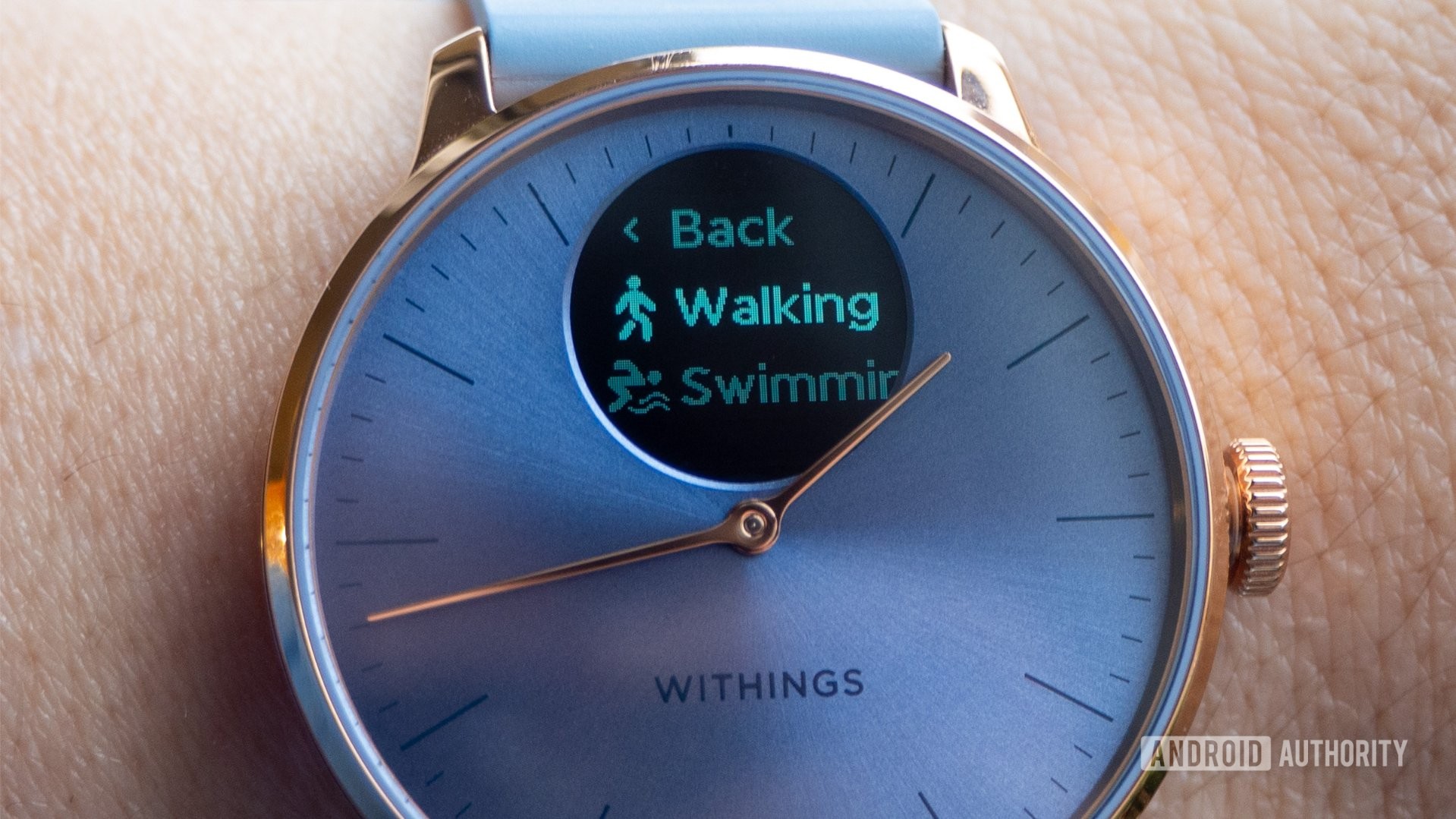 withings scanwatch light display exercise