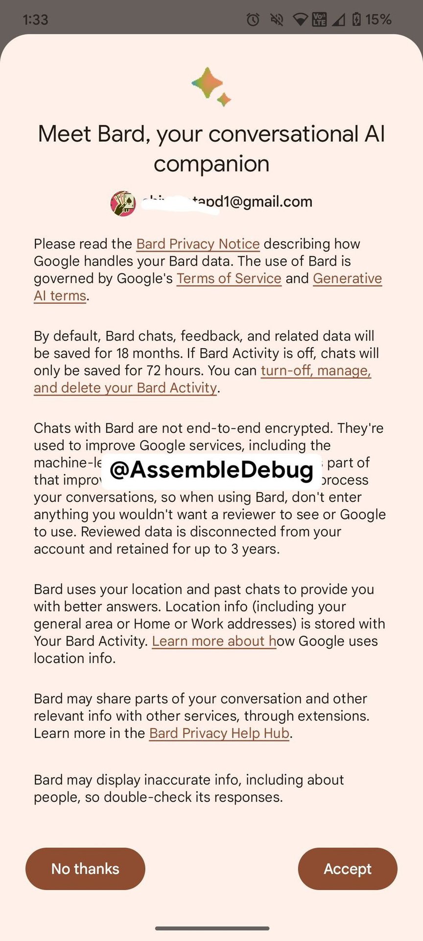 Bard In Google Messages 2