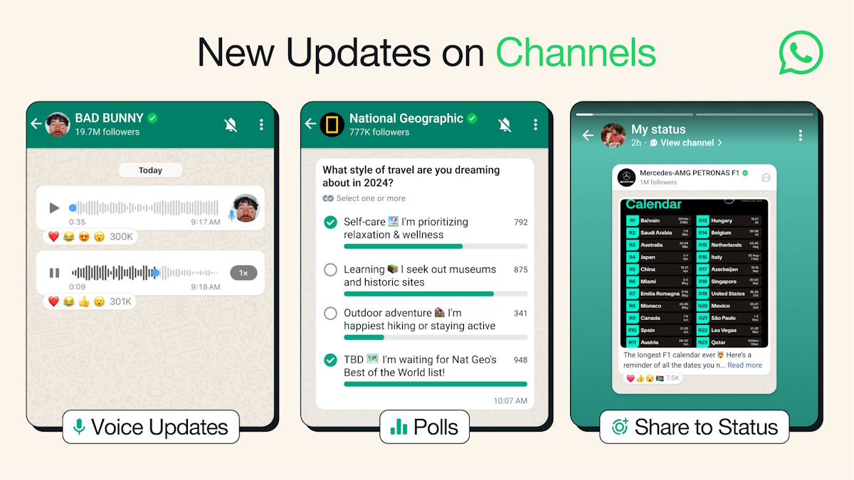 English WhatsApp Channels Updates