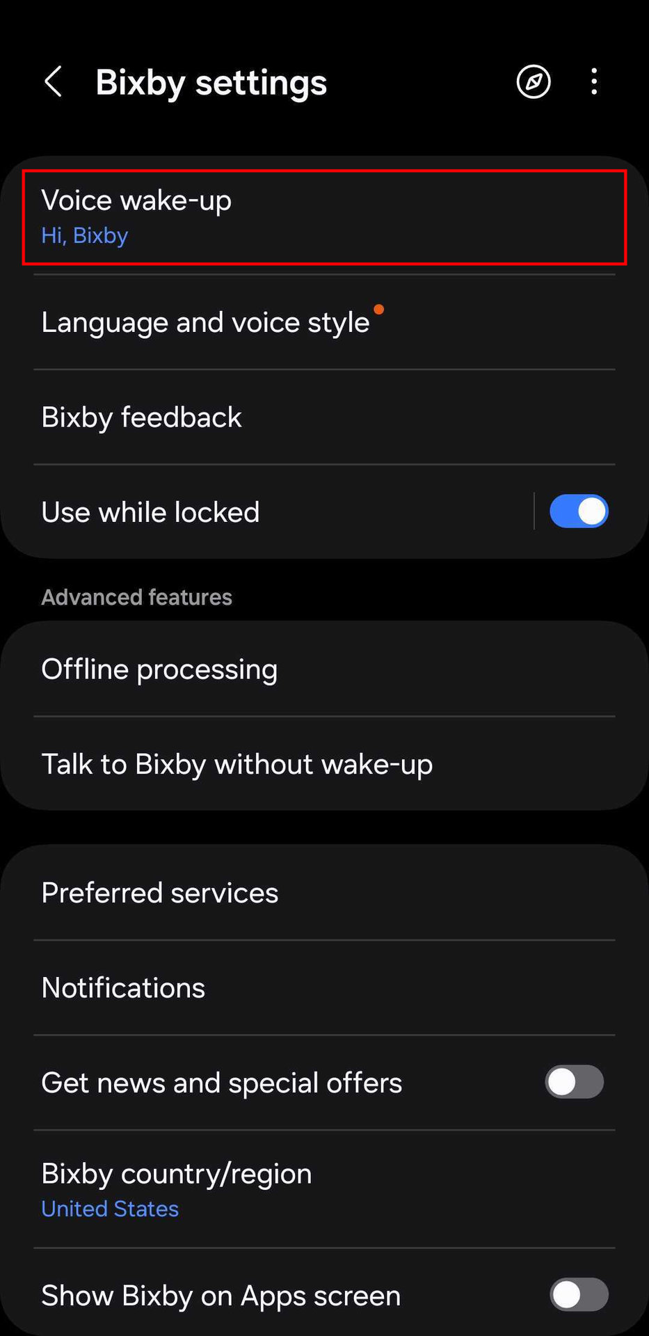 How to turn off Bixby Voice wake up (3)