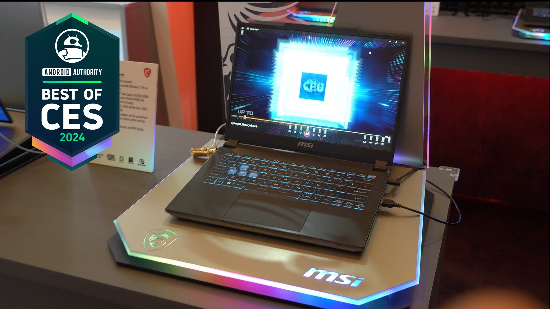 MSI laptop best of ces 2024