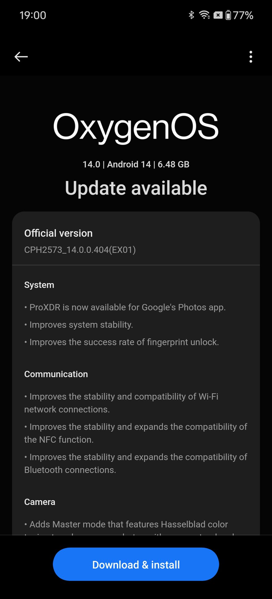 OnePlus 12 First update (1)
