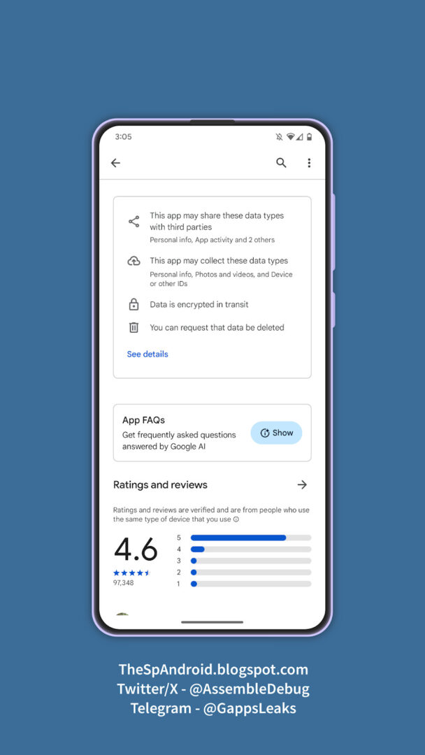 Google Play Store may soon answer questions with AI-generated FAQs