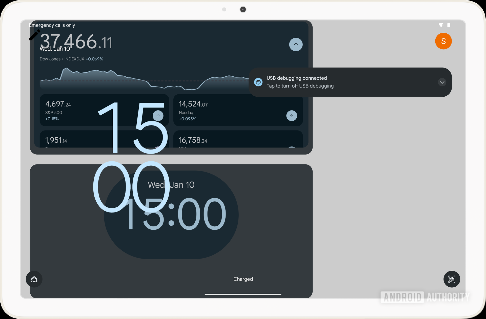 Widgets sur l'écran de verrouillage 2a