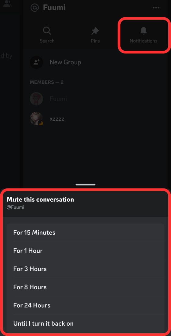 discord mobile mute conversation 2