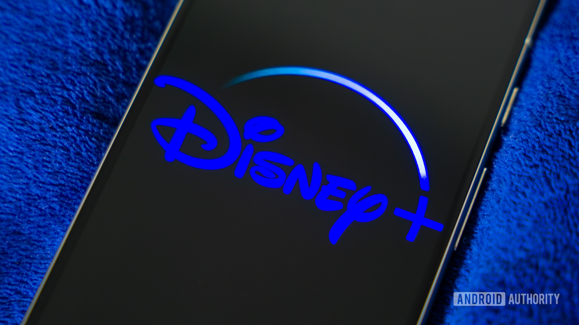 Disney Plus logo on smartphone stock photo (3)