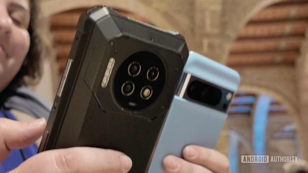 The Energizer Hard Case P28K vs the Pixel 8 Pro.