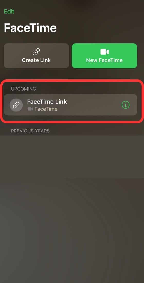 FaceTime join video call