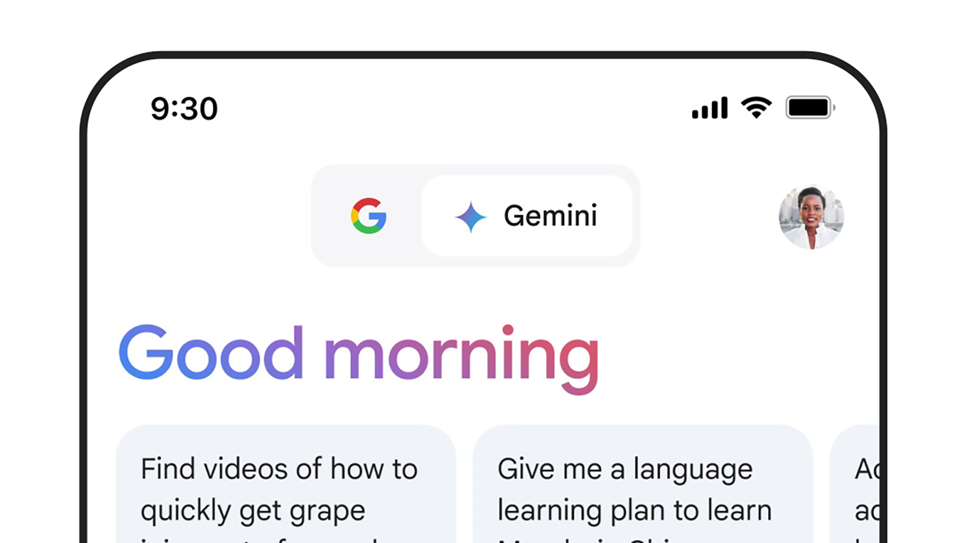 Gemini in iOS Google App