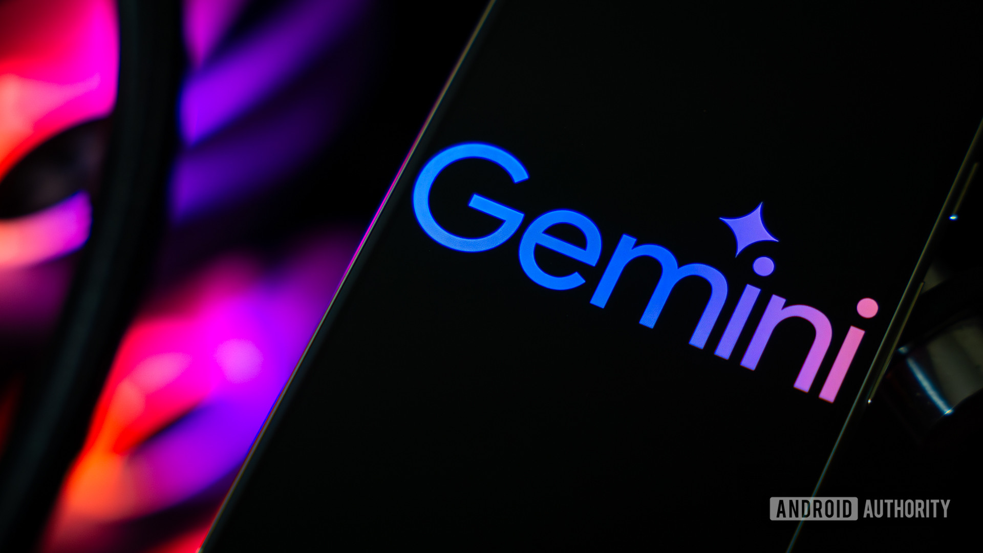 Google Gemini logo on smartphone stock photo (2)
