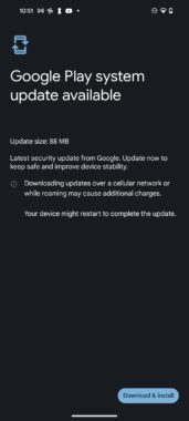 Your Pixel is getting a new Google Play System update after months