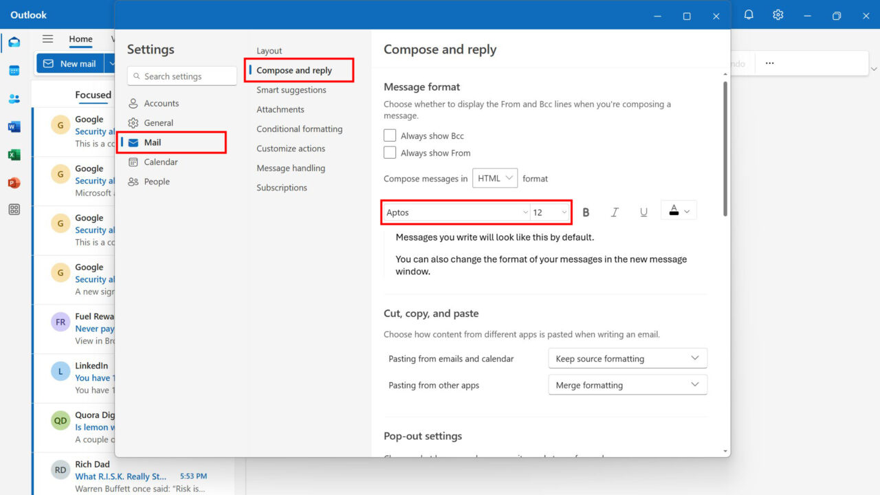 how-to-change-the-default-font-type-and-size-in-outlook-android-authority