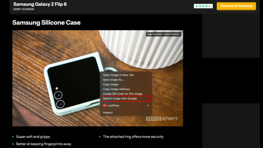 Enable Reverse Image How to restore reverse image search in Chrome - Android Authority