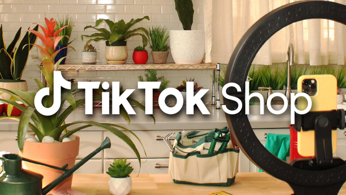 The TikTok Shop logo
