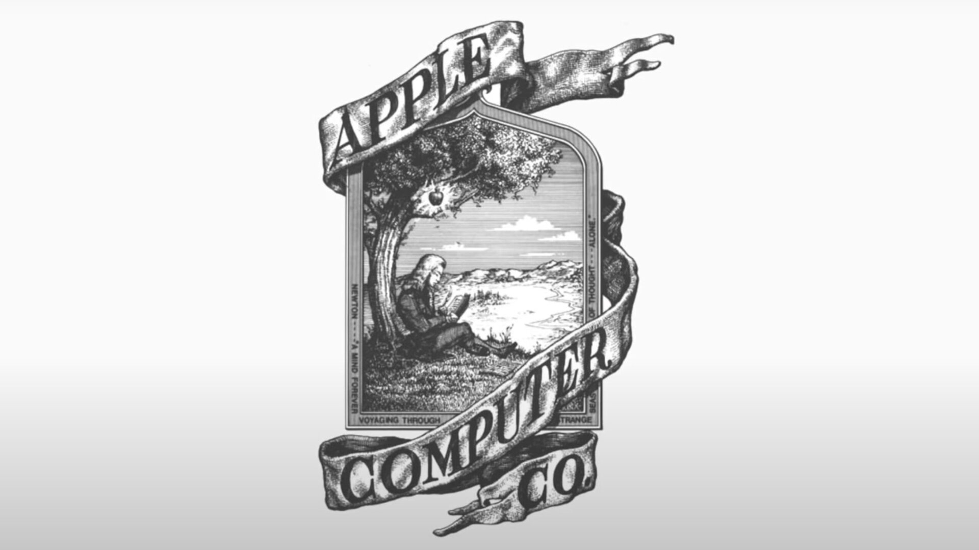 first apple logo
