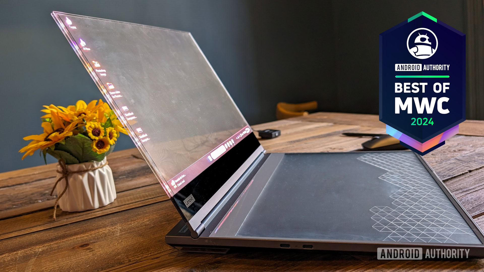 lenovo transparent laptop best of mwc 2024