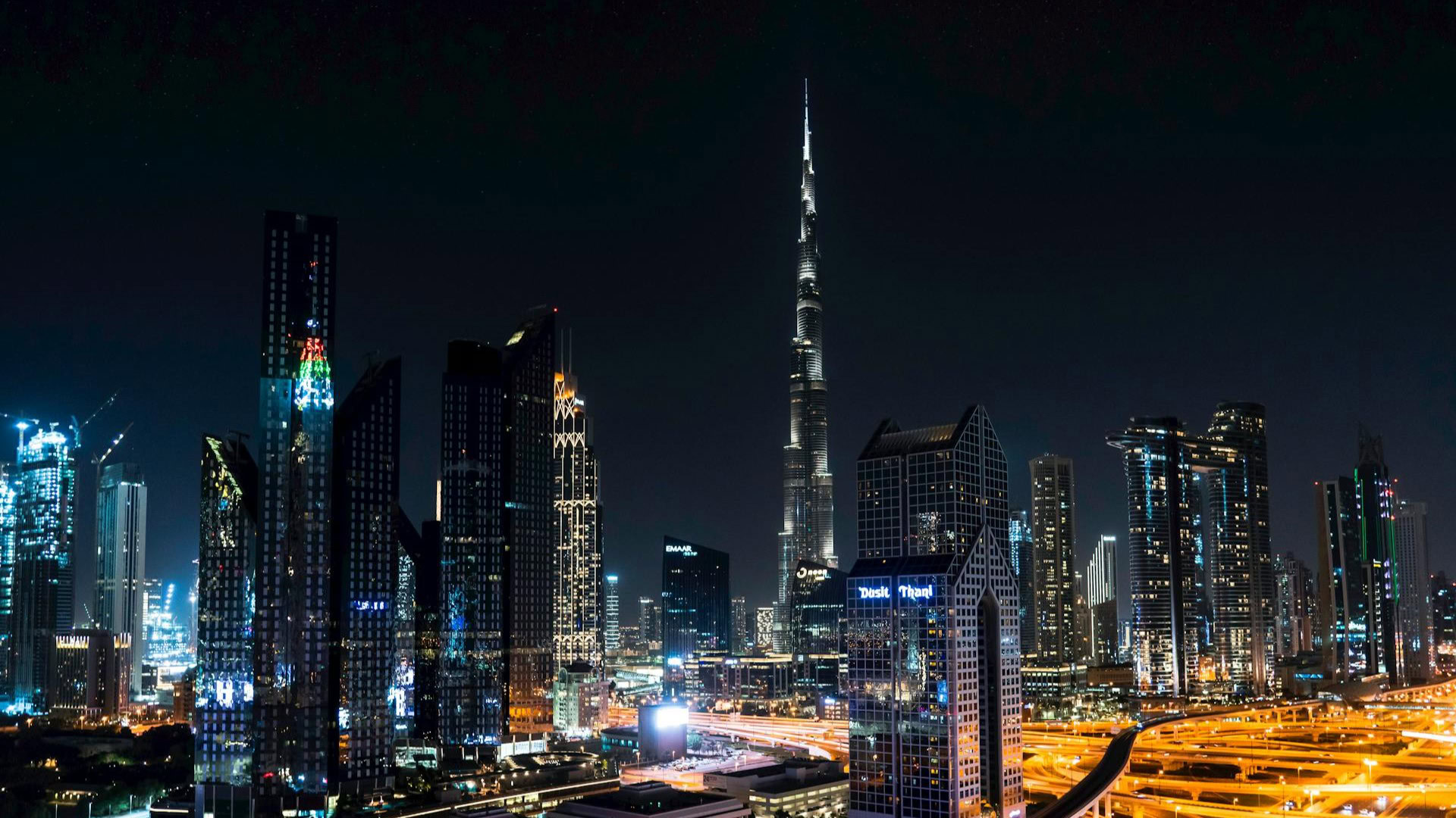 Photo of Dubai at night