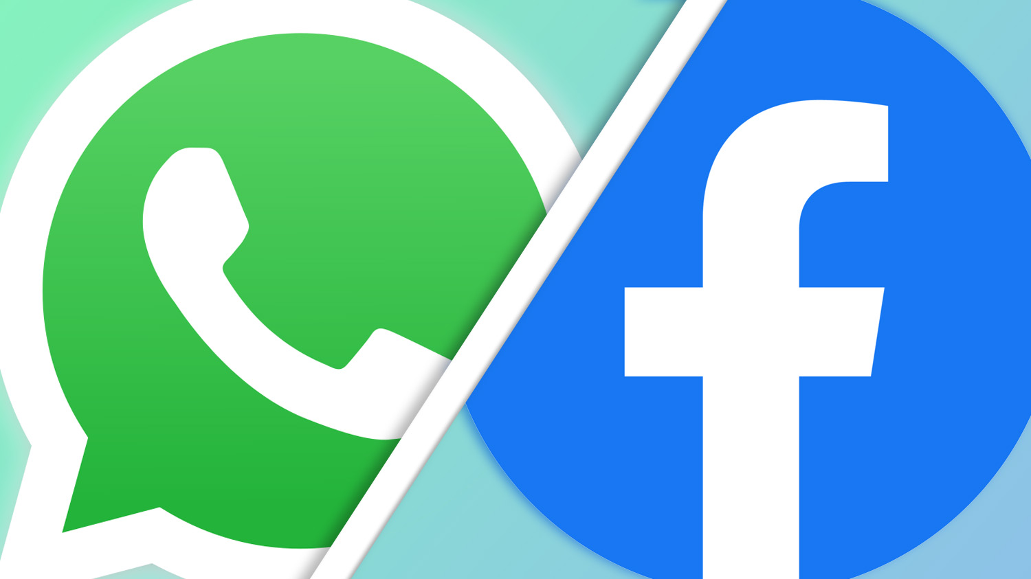 whatsapp facebook logos
